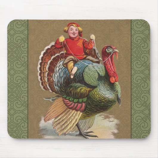 Thanksgiving Turkije Funny groeten Muismat (Voorkant)