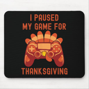 Thanksgiving Turkije Gaming Controller Boys Kinder Muismat