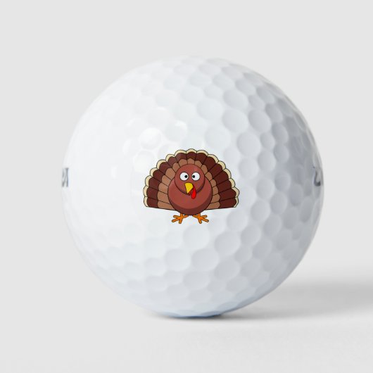 Thanksgiving Turkije Golfballen (Voorkant)