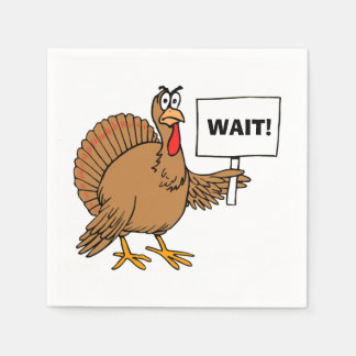 Thanksgiving turkije grap servet