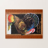 Thanksgiving Turkije - Groeten Puzzle Legpuzzel (Horizontaal)