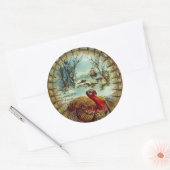  Thanksgiving Turkije Grote Sticker (Envelop)