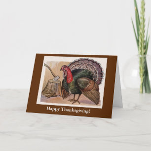  Thanksgiving Turkije haalt Tofurkey uit Feestdagen Kaart