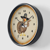 Thanksgiving Turkije Holiday Clock (Hoek)