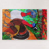 THANKSGIVING TURKIJE HOUDT VAN puzzel Legpuzzel (Horizontaal)