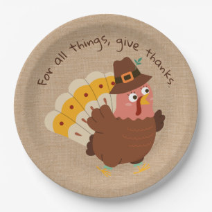 Thanksgiving Turkije Humor Napkins Papieren Bordje