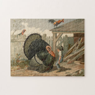 Thanksgiving Turkije Illustratie argument Legpuzzel