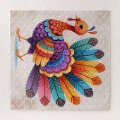 Thanksgiving Turkije Jigzaag Puzzle Legpuzzel (Horizontaal)