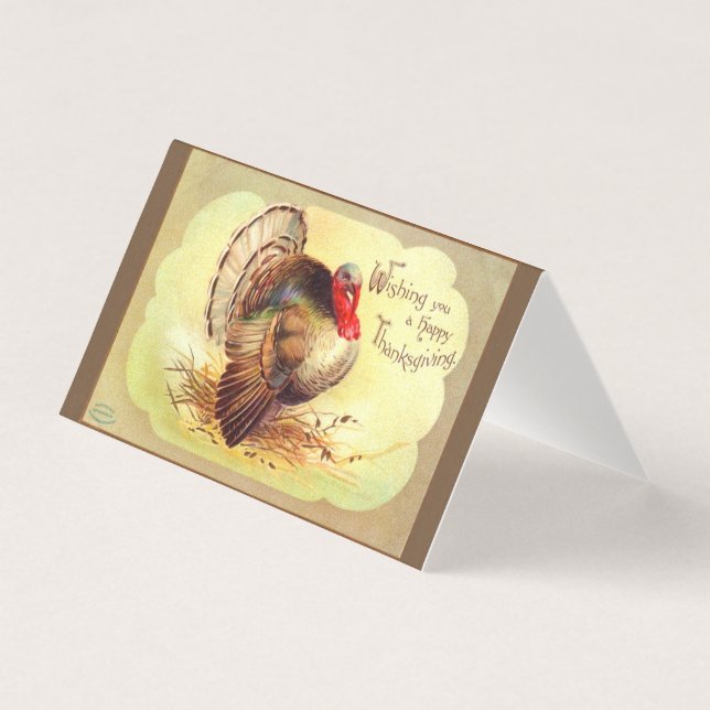  Thanksgiving Turkije Kaart (Voorkant)