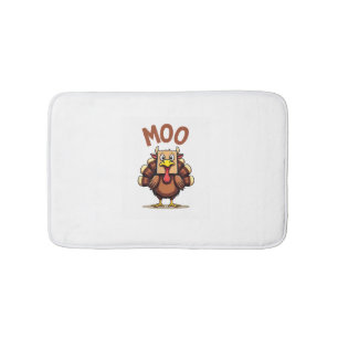 Thanksgiving Turkije koe moo Grappige Mannen Vrouw Badmat