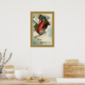 Thanksgiving turkije -  kunsttekening poster (Keuken)