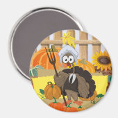Thanksgiving Turkije Magneet (Voorkant / Achterkant)