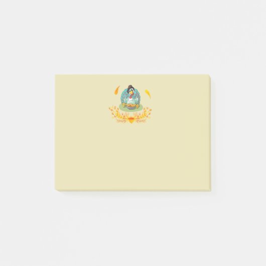 Thanksgiving Turkije met pompoen Post-it® Notes (Voorkant)
