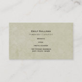 Thanksgiving Turkije met pompoen Visitekaartje (Achterkant)