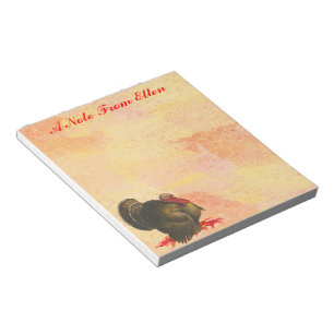 Thanksgiving Turkije Notitieblok