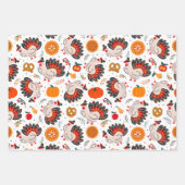 Thanksgiving Turkije, oogst en verdrag Inpakpapier Vel (Voorkant)