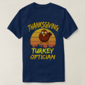 Thanksgiving Turkije opticien 1 T-shirt (Design voorkant)