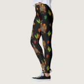Thanksgiving Turkije patroon Leggings (Links)