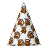 Thanksgiving Turkije Petten Feesthoedjes (Achterkant)