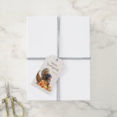 Thanksgiving Turkije Pompoenen Gift Label Cadeaulabel (Met Touw)