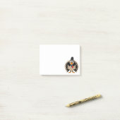 Thanksgiving Turkije Post-it® Notes (Op bureau)