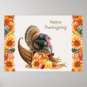 Thanksgiving Turkije Poster