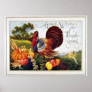 Thanksgiving Turkije Poster