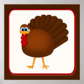 Thanksgiving Turkije Poster (Voorkant)