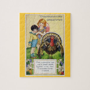 Thanksgiving  Turkije Puzzle Legpuzzel