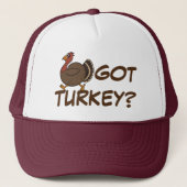Thanksgiving Turkije Retro Trucker Hoed Pet (Voorkant)