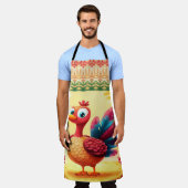 Thanksgiving Turkije Schort (Gedragen)