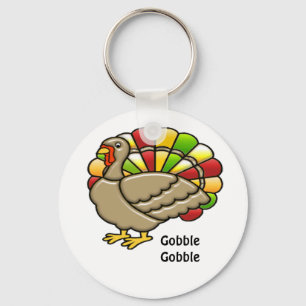 Thanksgiving Turkije Sleutelhanger