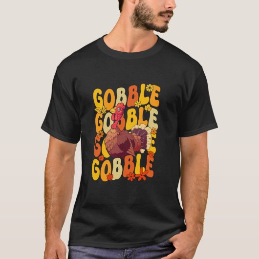 Thanksgiving Turkije T Shirt (Voorkant)