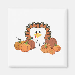 Thanksgiving Turkije Tandheelkundige tandarts Magneet