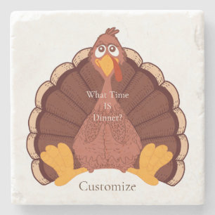 Thanksgiving Turkije Thunder_Cove Stenen Onderzetter
