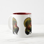 Thanksgiving Turkije Tweekleurige Koffiemok (Voorkant links)