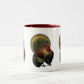 Thanksgiving Turkije Tweekleurige Koffiemok (Center)