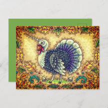 THANKSGIVING TURKIJE UNICORN, WEEFSELS,
