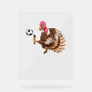 Thanksgiving Turkije voetbalsport T Acryl Bord