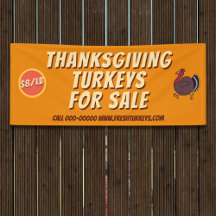 Thanksgiving Turkije Vogels Te Koop Business Banne