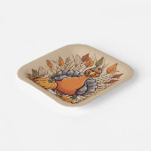 Thanksgiving Turkije woestijn Bord (Gebogen)