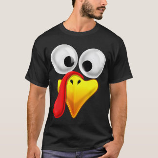 Thanksgiving Turkije wordt geconfronteerd met een T-shirt