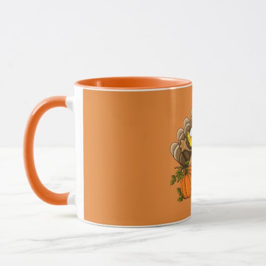 Thanksgiving Turquie 11 oz Combo Mug (Gauche)