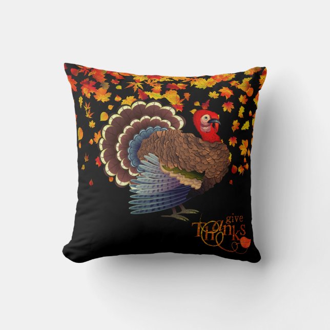 Thanksgiving Turquie Coussin (Recto)