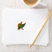 Thanksgiving Turquie Drôle Stickers Adresse (En situation)