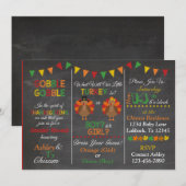 Thanksgiving Turquie Genre Reveillez Invitation (Devant / Derrière)