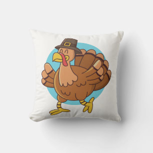 Thanksgiving Turquie lance des oreillers