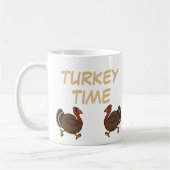 Thanksgiving Turquie Time Drôle Bird Coffee Mug (Gauche)