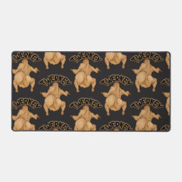 Thanksgiving Twerkey  Desk Mat