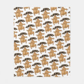 Thanksgiving Twerkey Fleece Blanket (Voorkant)